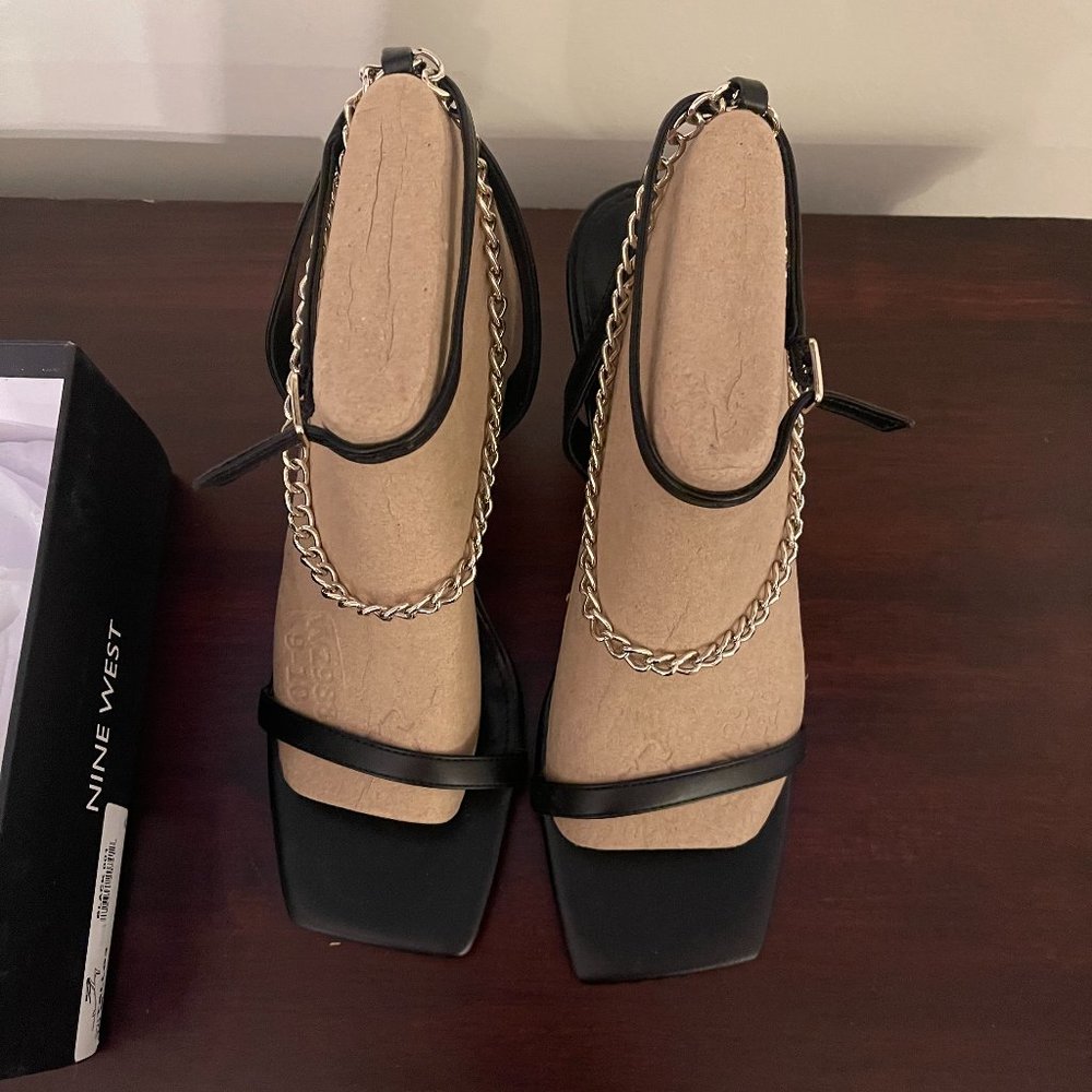 NINE WEST SIZE 10M TALL  BLACK 3 INCH HEEL BRAND NEW/NEVER WORN